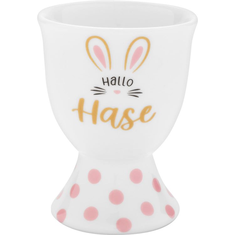 Eierbecher-Set Motiv 'Hallo Hase'