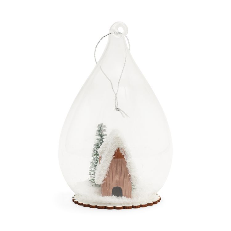 Produktbild: Anh&auml;nger &bdquo;Glaskugel Lebkuchenhaus