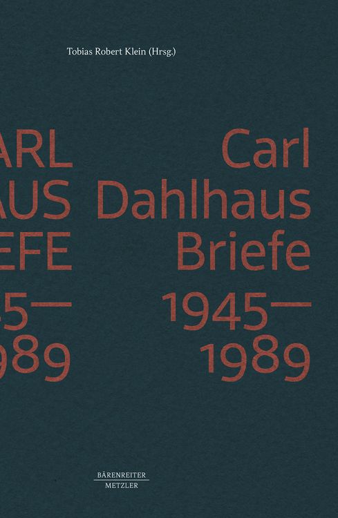 Produktbild: Carl Dahlhaus: Briefe 1945-1989
