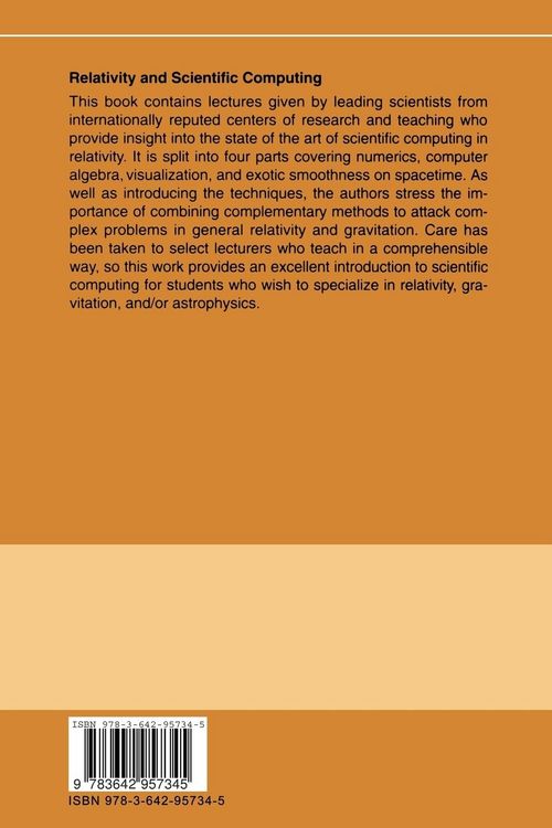 Produktbild: Relativity and Scientific Computing