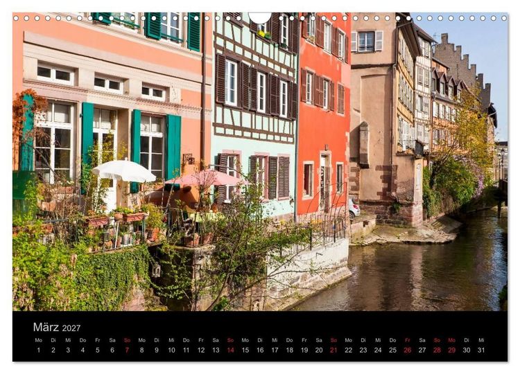 Produktbild: E L S A S S Impressionen (Wandkalender 2027 DIN A3 quer), CALVENDO Monatskalender