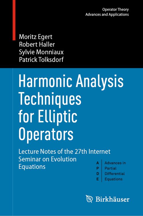 Produktbild: Harmonic Analysis Techniques for Elliptic Operators