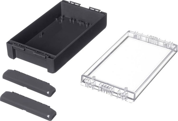 Produktbild: Bopla Bocube B 221306 PC-V0-G-7024 96025224 Outdoor-Geh&auml;use 125 x 231 x 60 Polycarbonat V0 Graphitgrau (RAL 7024) 1 St.