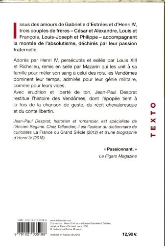 Produktbild: Les b&acirc;tards d'Henri IV : l'&eacute;pop&eacute;e des Vend&ocirc;mes, 1594-1727
