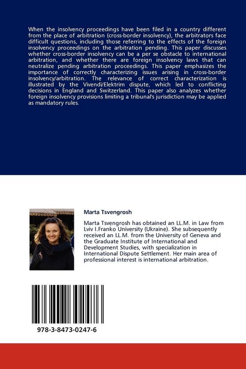 Produktbild: Arbitration and Insolvency - Conflict of Laws Issues