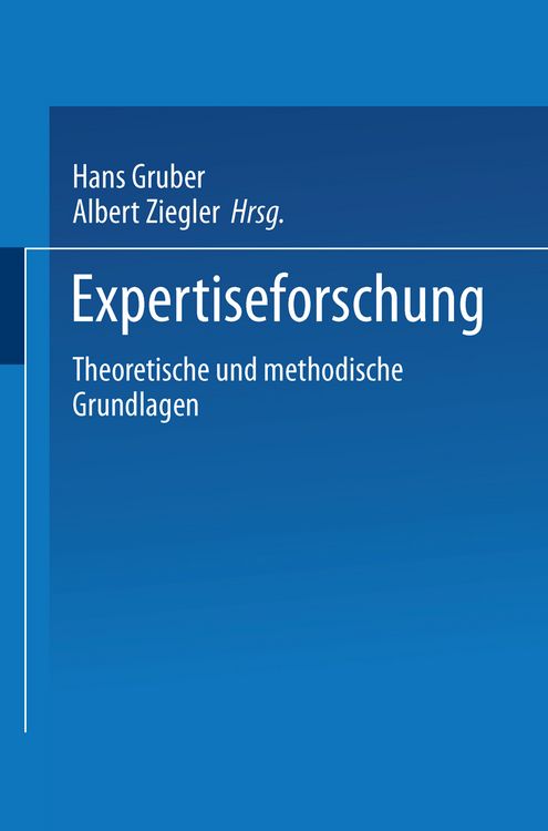 Produktbild: Expertiseforschung