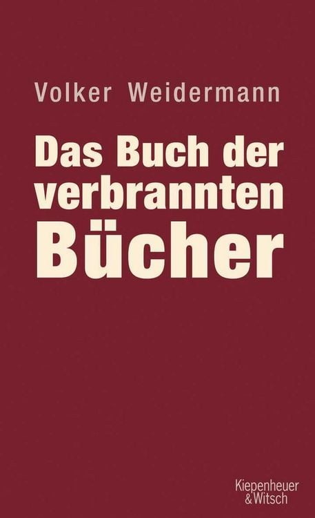 Produktbild: Das Buch der verbrannten B&uuml;cher