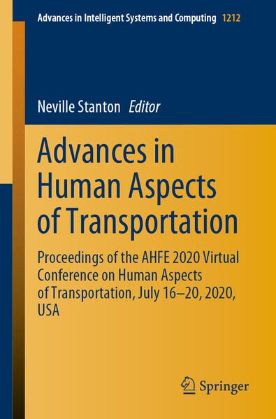 Produktbild: Advances in Human Aspects of Transportation