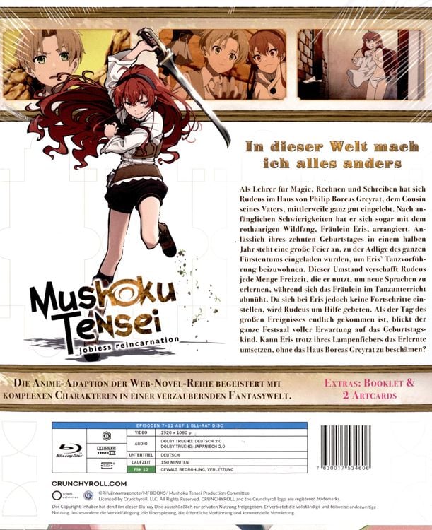 Produktbild: Mushoku Tensei: Jobless Reincarnation - Staffel 1 - Vol.2