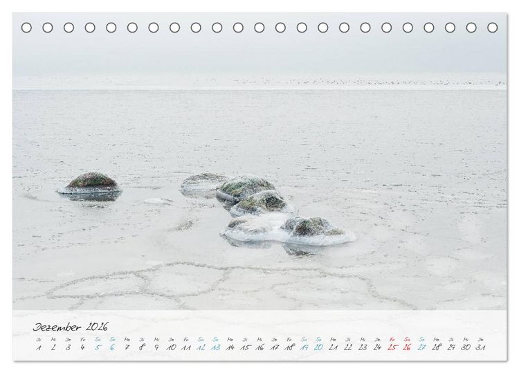 Produktbild: Sehnsucht Meer - Poesie der Stille (Tischkalender 2026 DIN A5 quer), CALVENDO Monatskalender