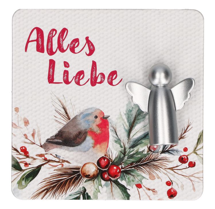 Produktbild: Engelfigur aus Metall - Alles Liebe