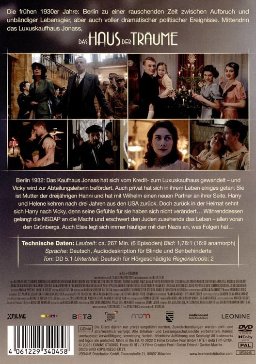 Produktbild: Das Haus der Tr&auml;ume - Staffel 2 [2 DVDs]