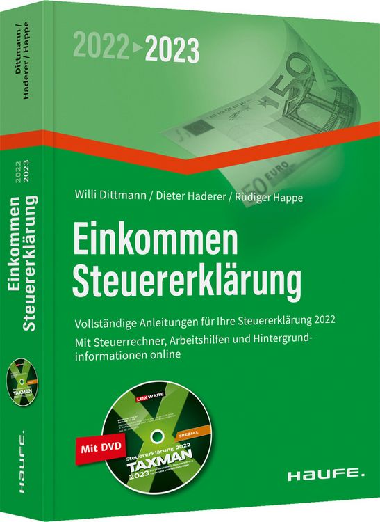 Produktbild: Einkommensteuererkl&auml;rung 2022/2023 - inkl. DVD