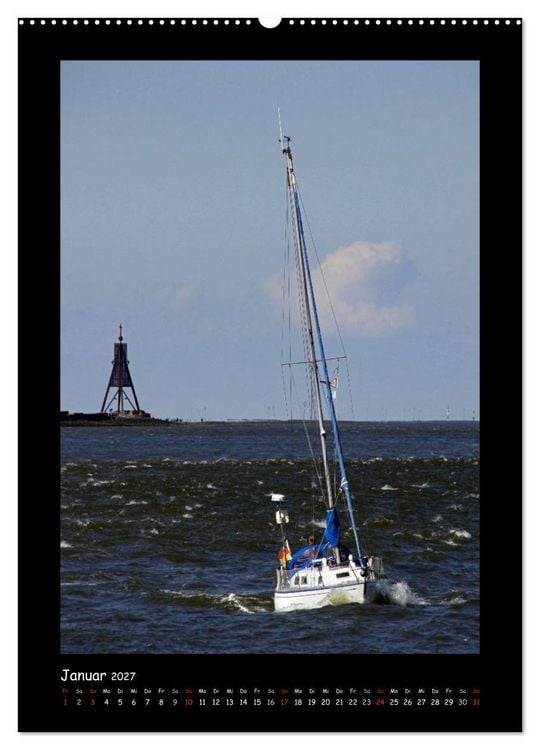 Produktbild: Cuxhaven (Wandkalender 2027 DIN A2 hoch), CALVENDO Monatskalender