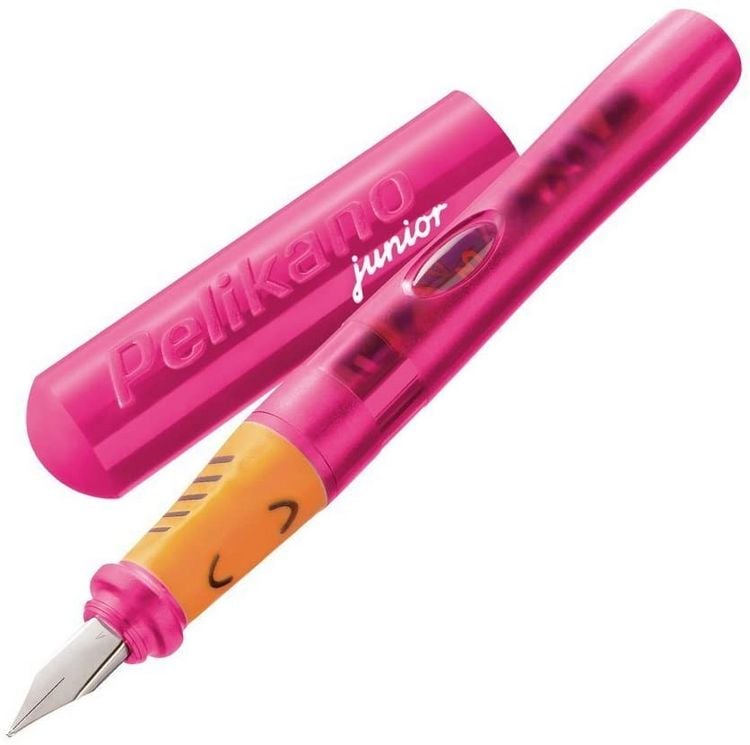 Produktbild: Pelikan Schreiblernf&uuml;ller Pelikano Junior, Feder A, Pink, f&uuml;r Rechtsh&auml;nder
