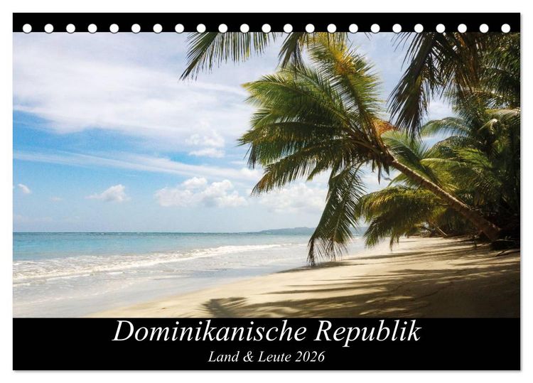 Produktbild: Dominikanische Republik Land & Leute (Tischkalender 2026 DIN A5 quer), CALVENDO Monatskalender