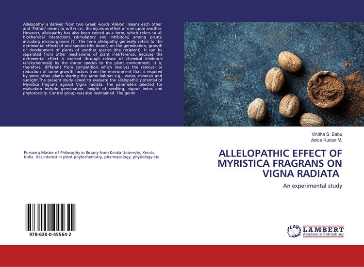 Produktbild: Allelopathic Effect Of Myristica Fragrans On Vigna Radiata
