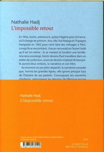 Produktbild: L'impossible retour