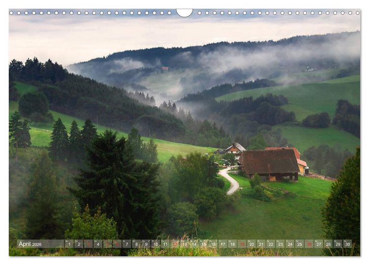 Produktbild: Schwarzwald (Wandkalender 2026 DIN A3 quer), CALVENDO Monatskalender