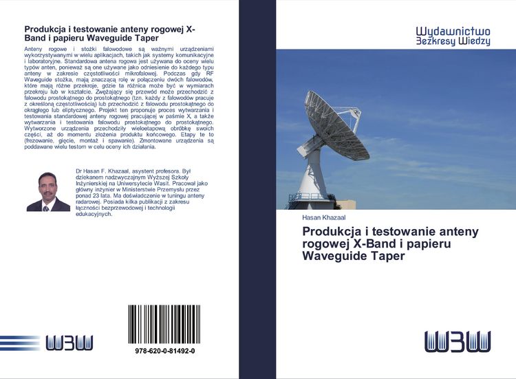 Produktbild: Produkcja i testowanie anteny rogowej X-Band i papieru Waveguide Taper