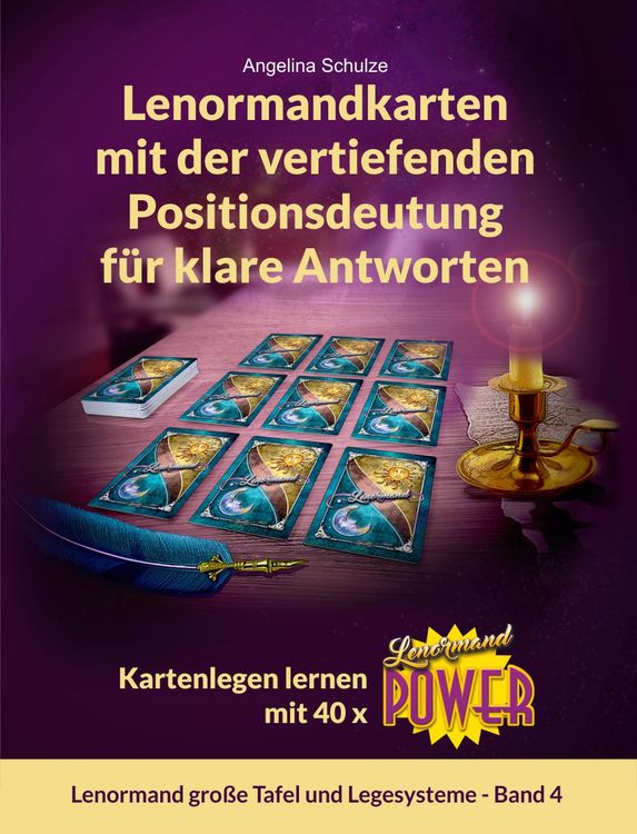 Produktbild: Lenormandkarten mit der vertiefenden Positionsdeutung f&uuml;r klare Antworten