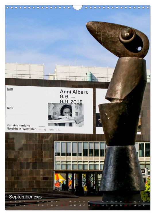 Produktbild: Ein Spaziergang durch D&uuml;sseldorf (Wandkalender 2026 DIN A3 hoch), CALVENDO Monatskalender