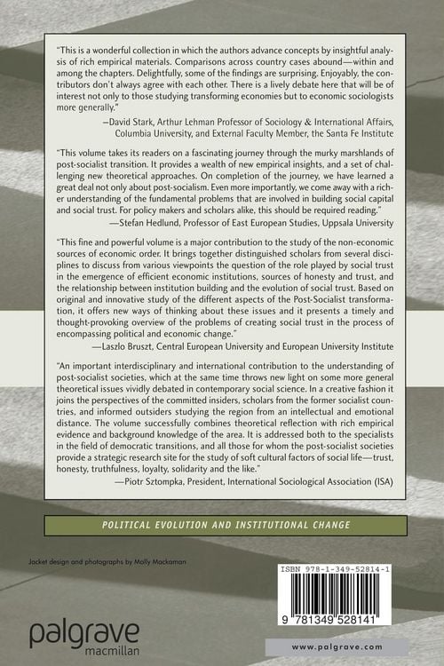 Produktbild: Creating Social Trust in Post-Socialist Transition
