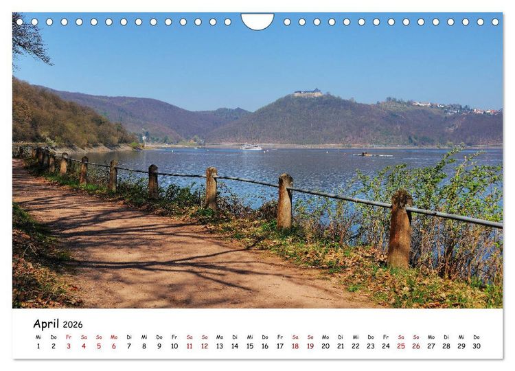 Produktbild: Der Edersee - Das Paradies in Nordhessen (Wandkalender 2026 DIN A4 quer), CALVENDO Monatskalender