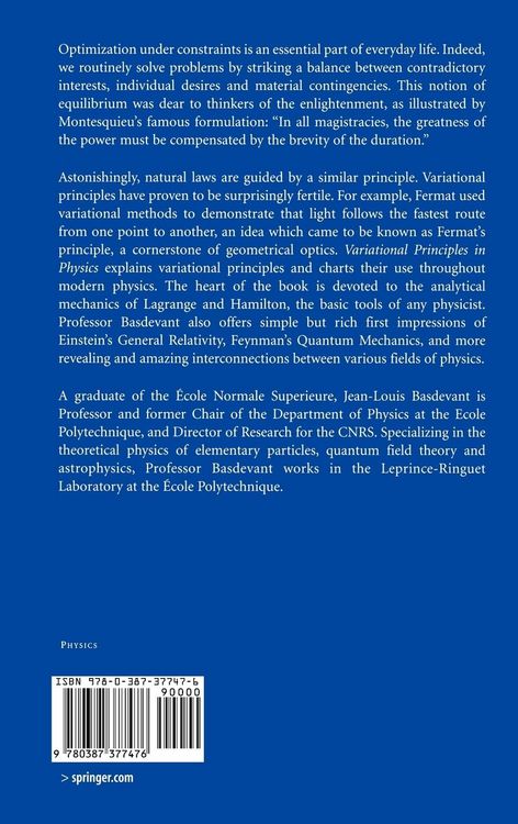 Produktbild: Variational Principles in Physics