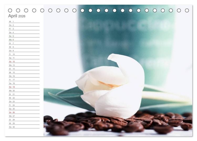 Produktbild: Kaffee-Pause Terminkalender (Tischkalender 2026 DIN A5 quer), CALVENDO Monatskalender