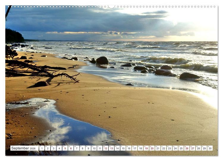 Produktbild: Traumk&uuml;ste - Estlands Naturparadies Saka (Wandkalender 2026 DIN A2 quer), CALVENDO Monatskalender