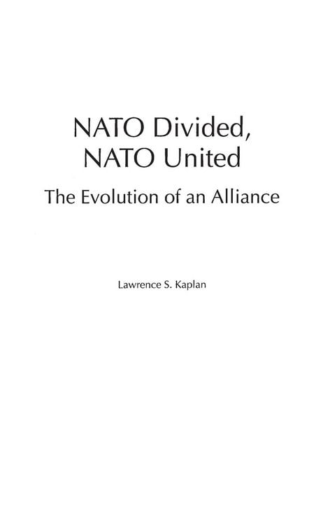 Produktbild: NATO Divided, NATO United