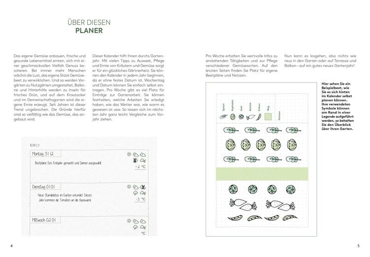 Produktbild: Planen, s&auml;en, ernten &ndash; Mein Biogem&uuml;se-Gartenjahr