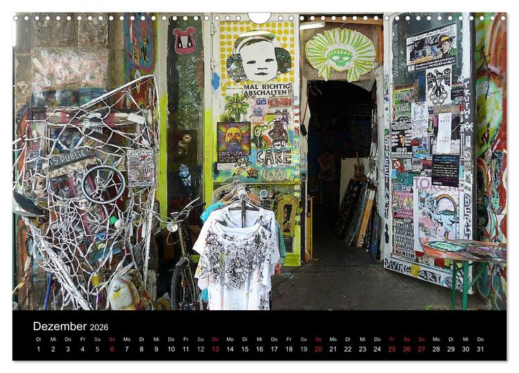 Produktbild: Alternativer Berlinkalender (Wandkalender 2026 DIN A3 quer), CALVENDO Monatskalender