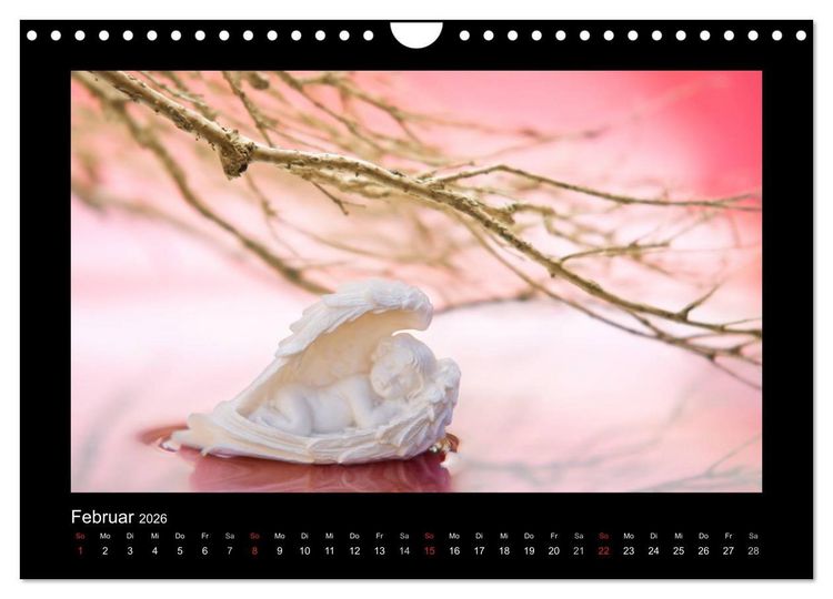Produktbild: Engel f&uuml;r Gl&uuml;ck & Schutz (Wandkalender 2026 DIN A4 quer), CALVENDO Monatskalender