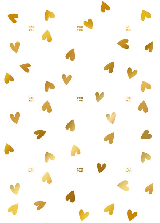 Produktbild: Geschenkpapier-Bogen mit Goldfolie &ndash; Sch&ouml;ner Schenken