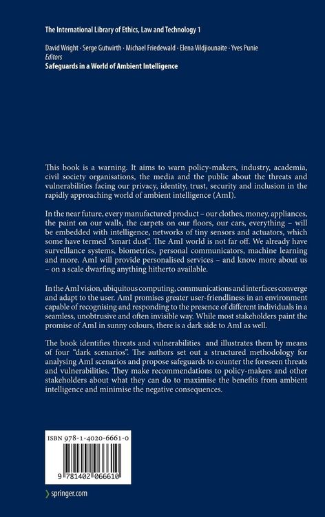 Produktbild: Safeguards in a World of Ambient Intelligence