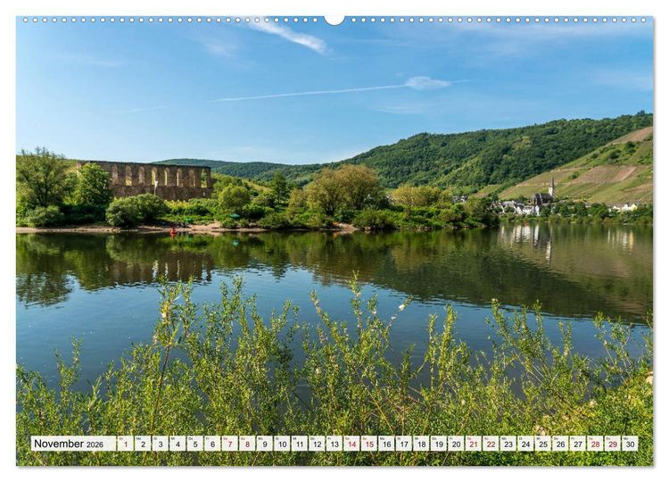 Produktbild: Die Mosel - Landkreis Cochem - Zell (hochwertiger Premium Wandkalender 2026 DIN A2 quer), Kunstdruck in Hochglanz