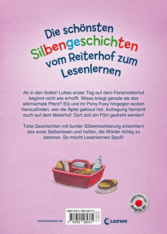Produktbild: Lesel&ouml;wen - Das Original - Die sch&ouml;nsten Silbengeschichten vom Reiterhof zum Lesenlernen