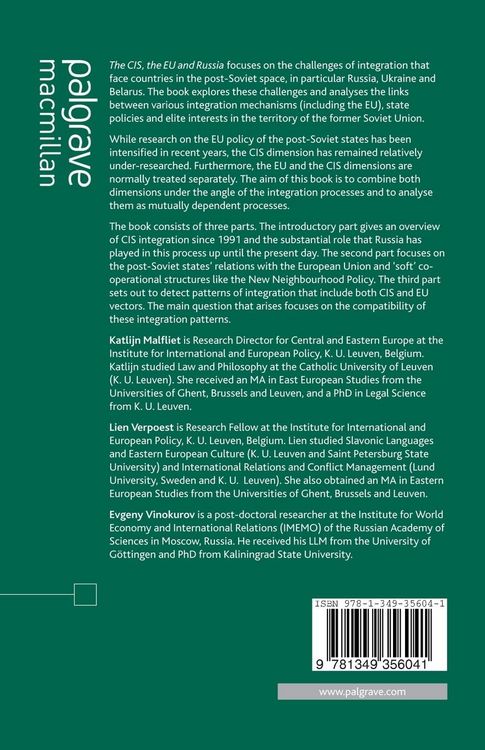 Produktbild: The CIS, the EU and Russia