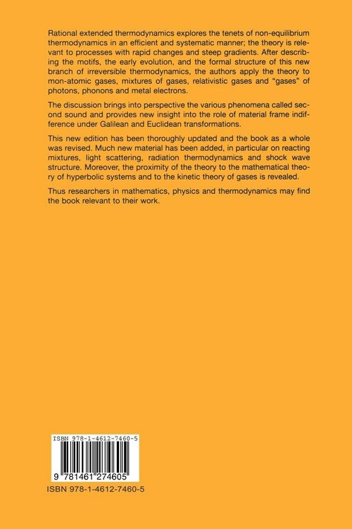 Produktbild: Rational extended thermodynamics