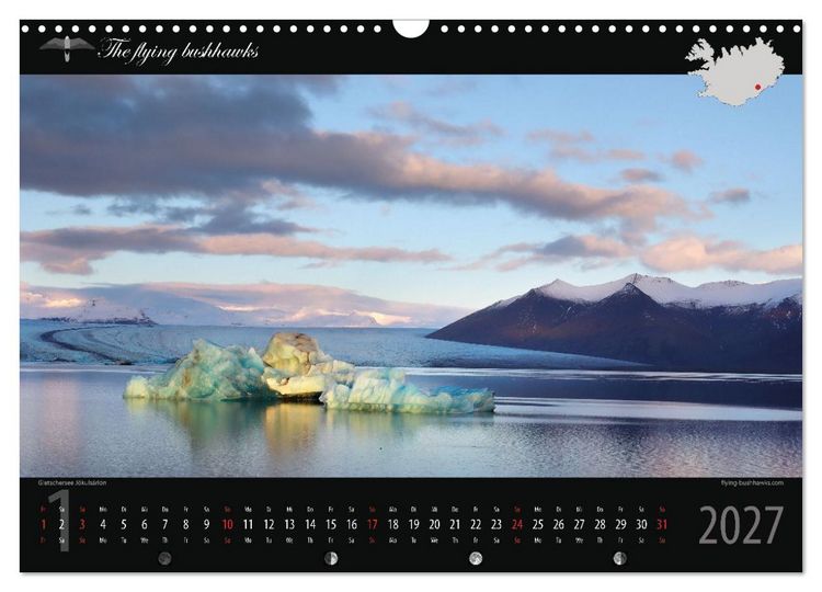 Produktbild: Island Blickwinkel 2027 (Wandkalender 2027 DIN A3 quer), CALVENDO Monatskalender