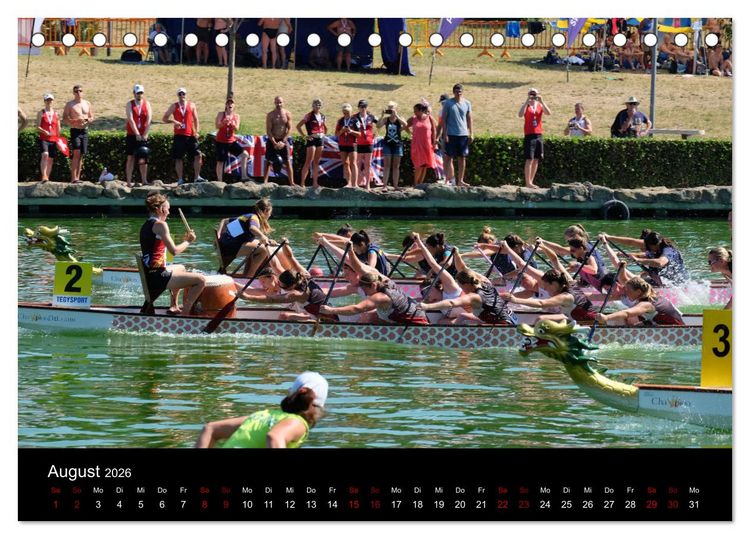 Produktbild: Drachenboot - MissionRome (Tischkalender 2026 DIN A5 quer), CALVENDO Monatskalender