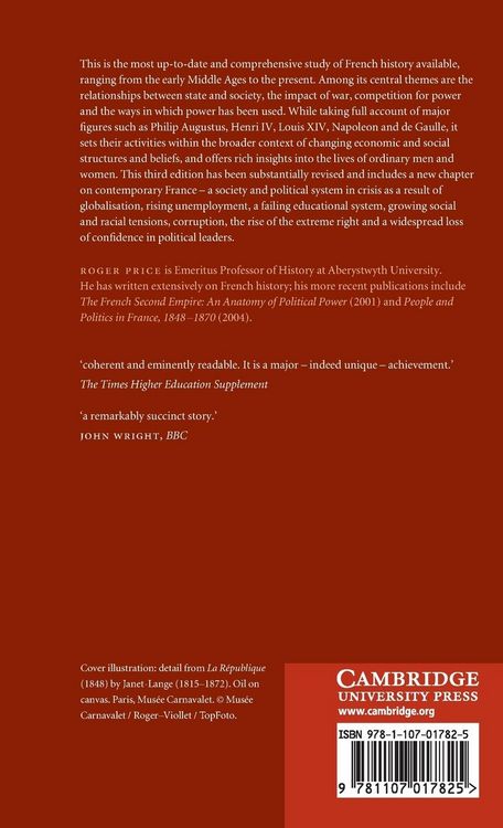 Produktbild: A Concise History of France
