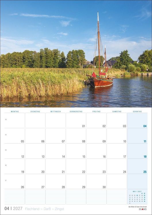 Produktbild: Fischland - Dar&szlig; - Zingst Kalender 2027