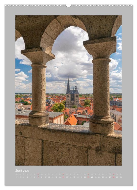 Produktbild: Quedlinburg - K&ouml;nigspfalz & Mitglied der Hanse (hochwertiger Premium Wandkalender 2026 DIN A2 hoch), Kunstdruck in Hochglanz