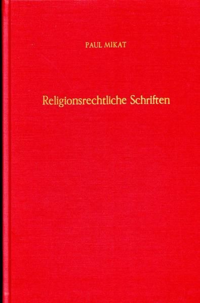 Produktbild: Religionsrechtliche Schriften.