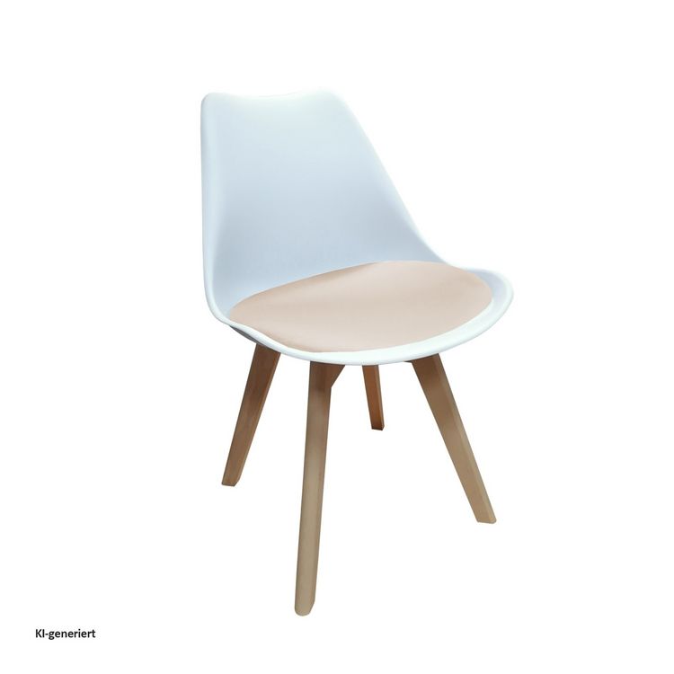 Produktbild: HTI-Living HTI-Living Stuhl Atlanta Wei&szlig;, Velvet Creme HTI-Living Stuhl Atlanta Wei&szlig;, Velvet Creme