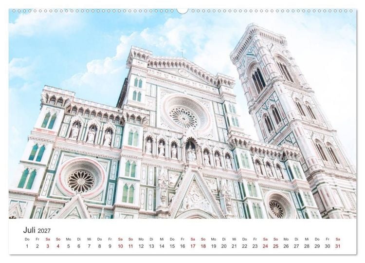 Produktbild: Italien - Eine Reise durch das traumhafte Italien. (hochwertiger Premium Wandkalender 2027 DIN A2 quer), Kunstdruck in Hochglanz