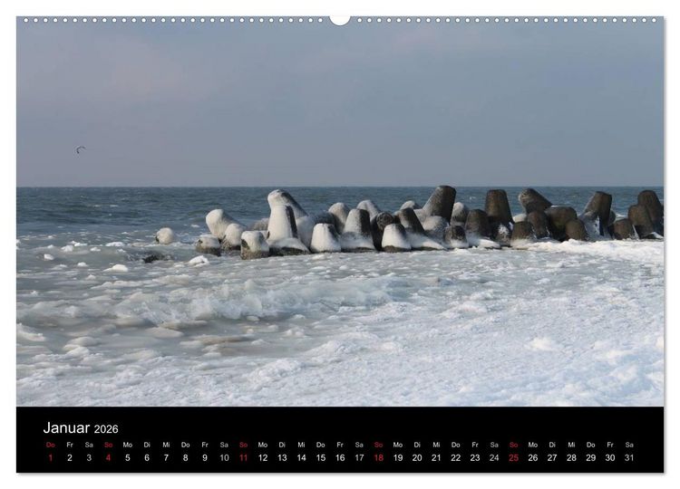 Produktbild: Sylt 2026 (hochwertiger Premium Wandkalender 2026 DIN A2 quer), Kunstdruck in Hochglanz